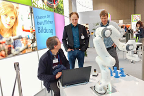 kollaborierender Roboter Didacta 2018 BBS Neustadt